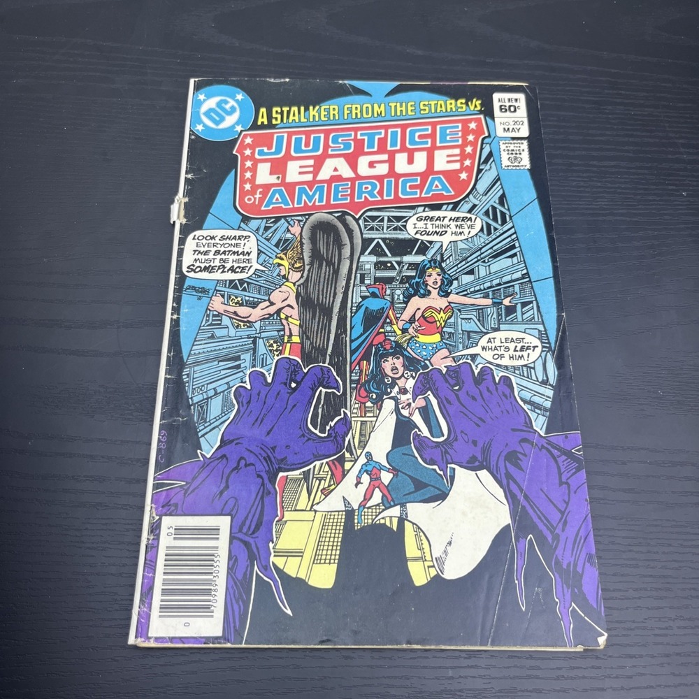 Justice League Of America #202 DC Comics May‎ 1982 Bronze Age Comic
